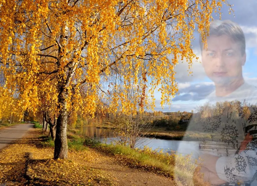 Осенняя вьюга...